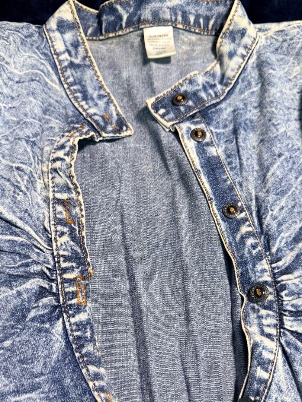 GJG Denim Women's Light Blue Denim Dress - Classic Casual